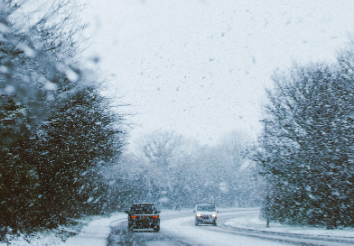 Driving in the snow