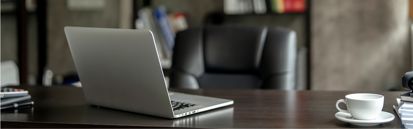 V3 Office Desk with Laptop 